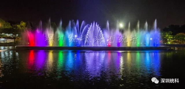 馬來西亞柔佛湖上音樂噴泉